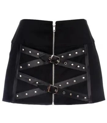 Women Mini Skirt Black | Gothic Clothing