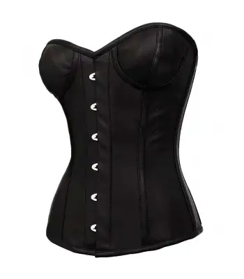 Shiny PVC overbust steel-boned authentic heavy corset, different color –  Corsettery Authentic Corsets USA