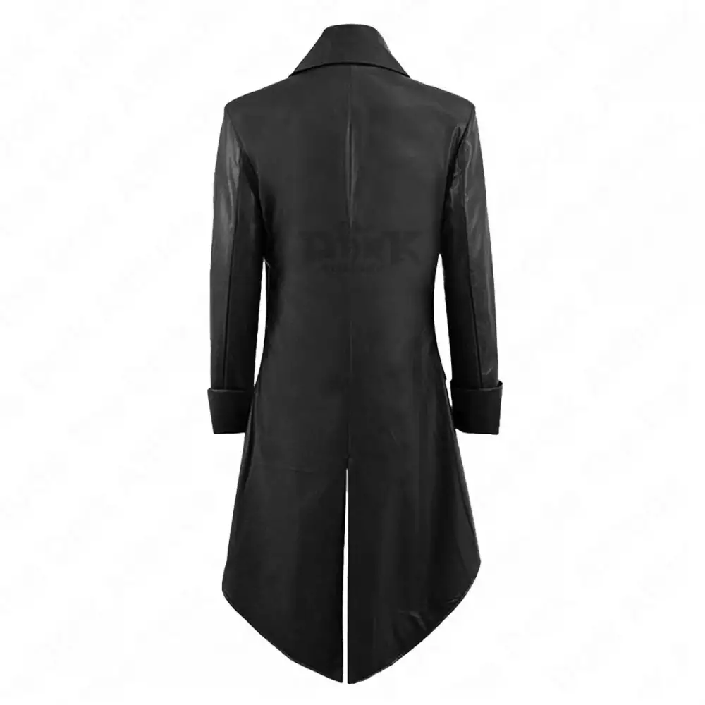 Steampunk Victorian Leather Tailcoat - The Dark Attitude