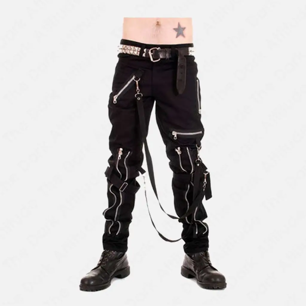 GOTH PANT, Goth Cargo Pants, Gothic Trousers, Goth Pants Mens