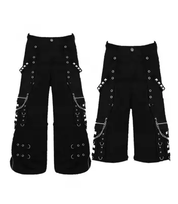 Alt Cyber Goth Baggy Trousers Punk Rock Bondage Cargo Pant
