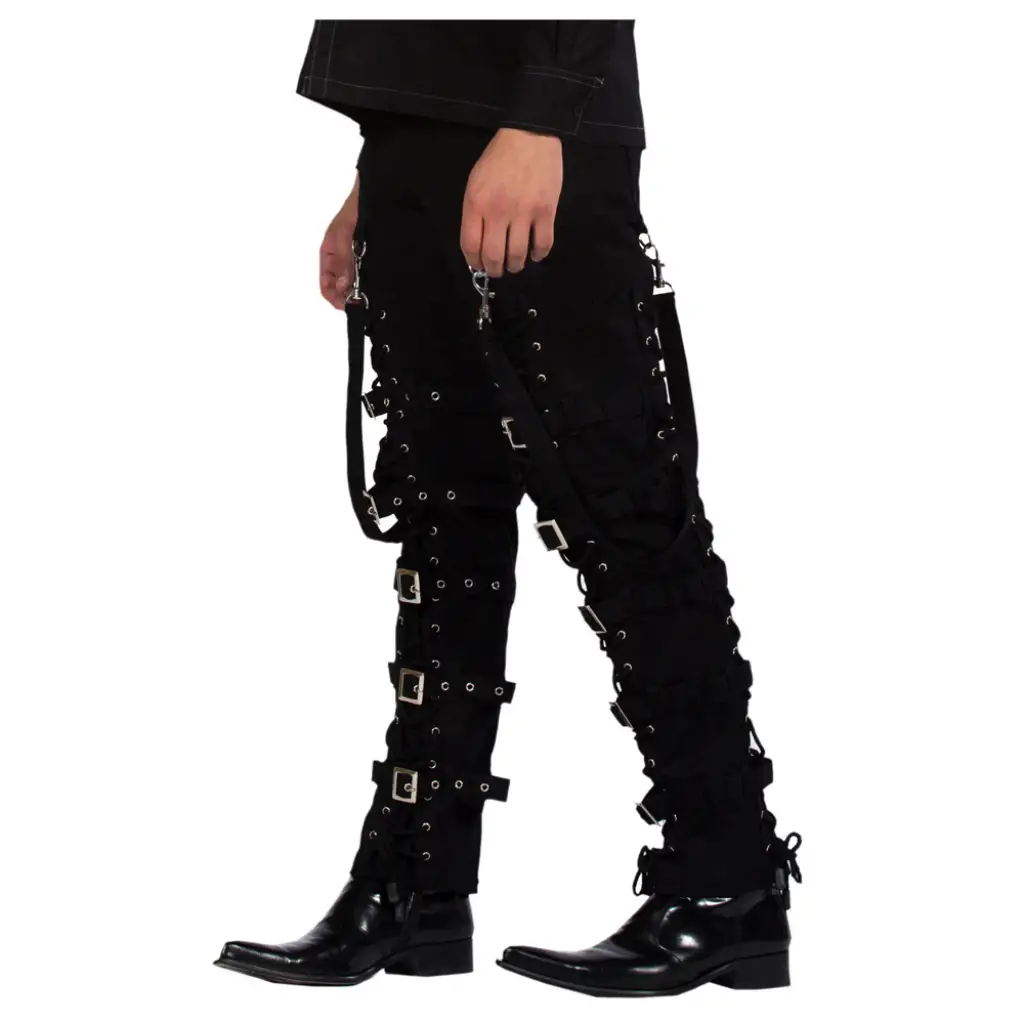 Men's Gothic Pants,Punk,Metal,Rock,Cyber Trousers For Men
